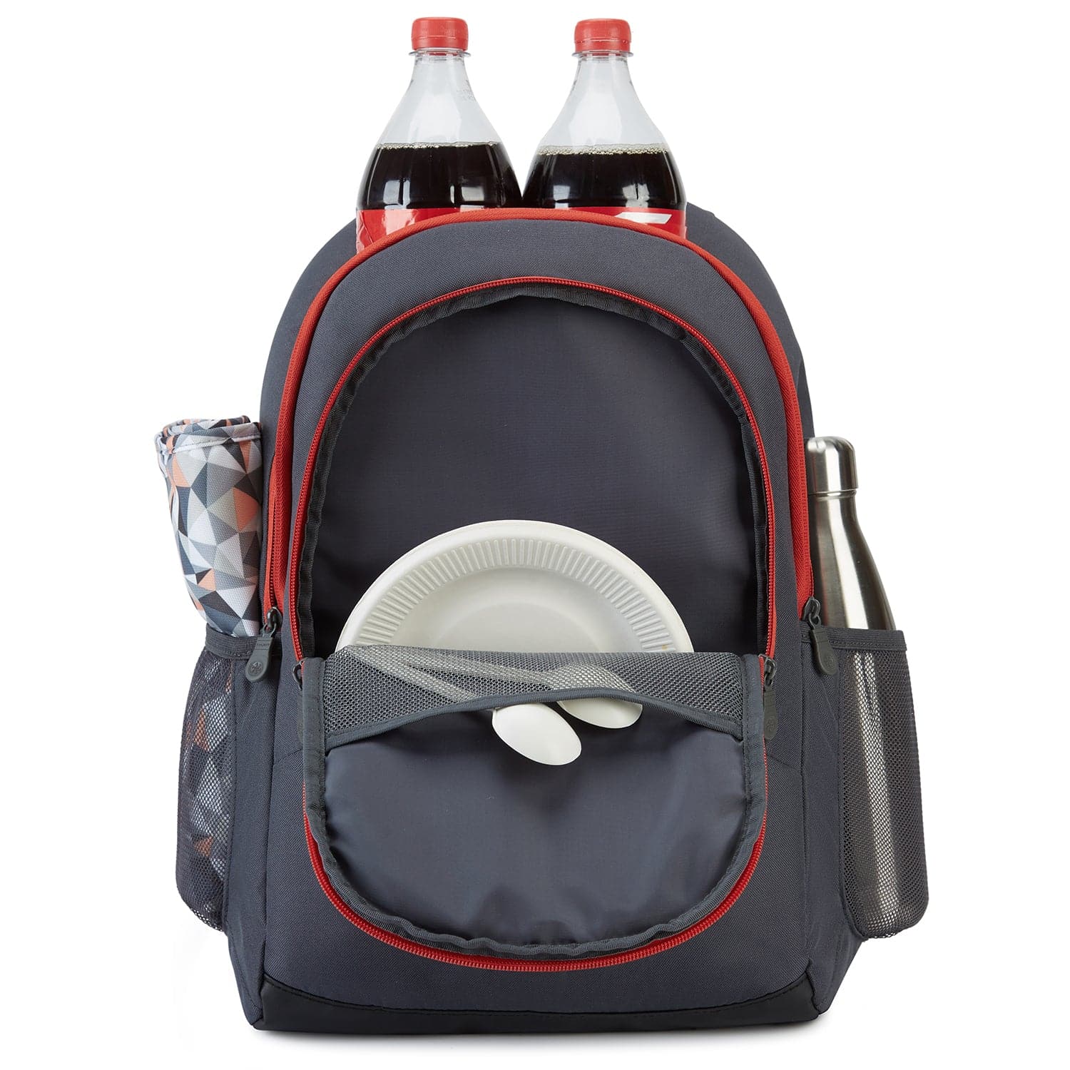TOURIT 28 Cans Soft Sided Cooler Backpack Insulated Leakproof Backpack Cooler Large Capacity Cooler Bag, Black
